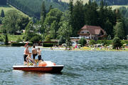 Tretbootfahren im Zenzsee